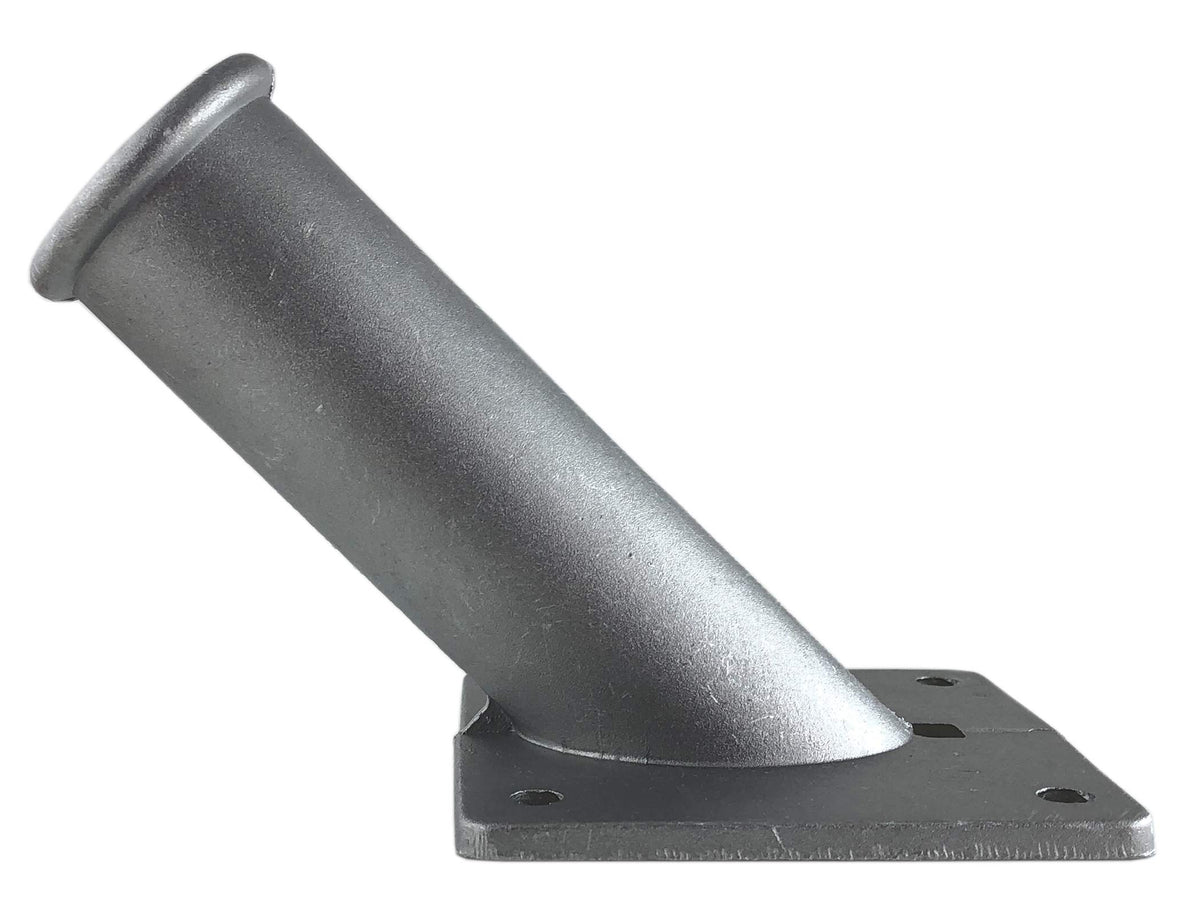 Aluminum Flag Pole Bracket Fits 1.25'' Poles Gray I750592
