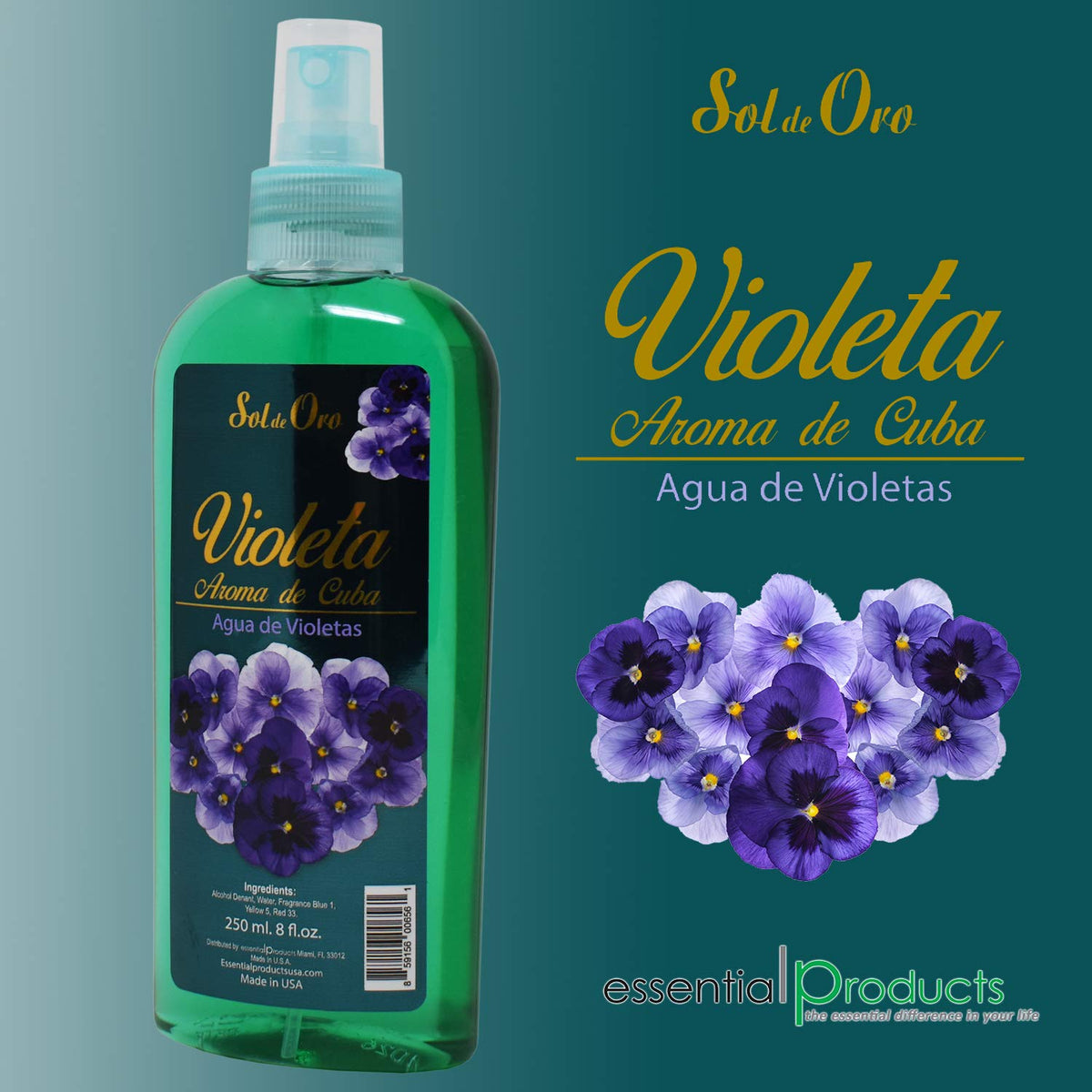 Violet Water Spray 8oz 2 Pack M894379