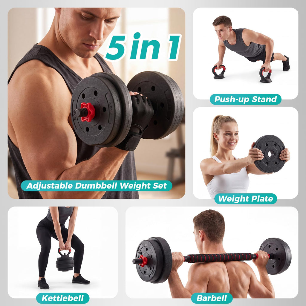 Adjustable Dumbbell Set 20/40/60LBS B1978