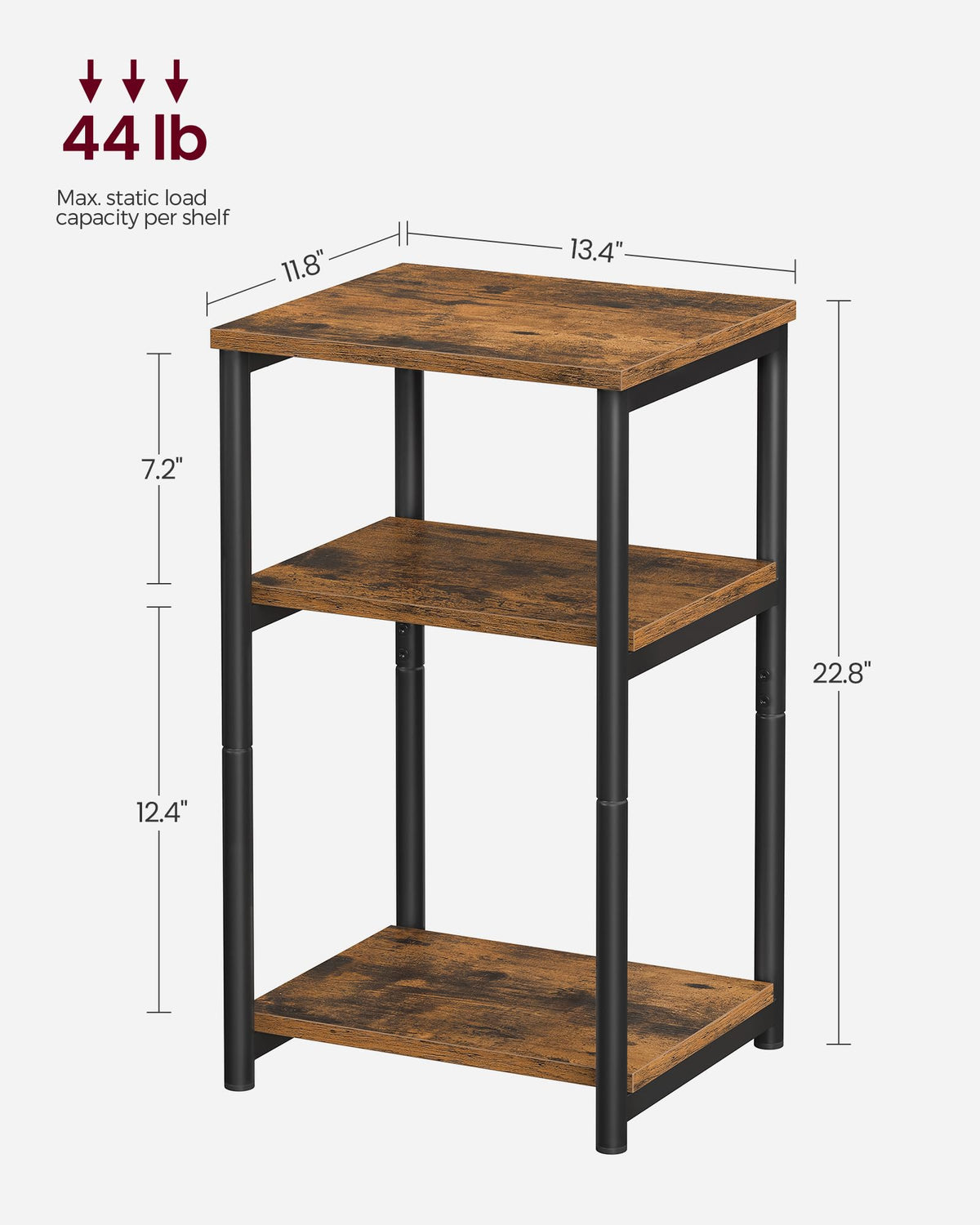 Small Steel Side Table H588929