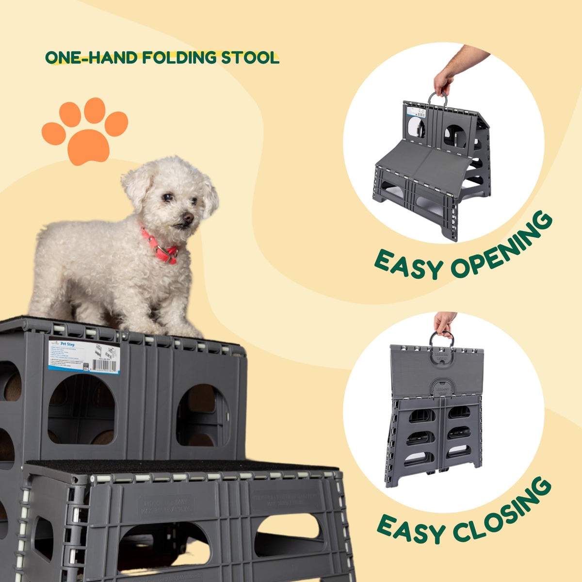 Foldable Dog Stairs Y295