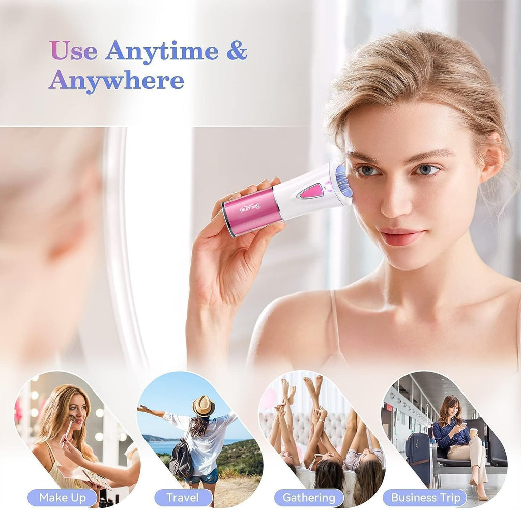 Portable Electric Mini Epilator with 9-Tweezers A888