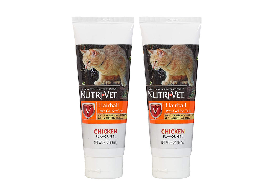 Chicken Flavor Hairball Paw-Gel 3oz Pack of 2 H980438