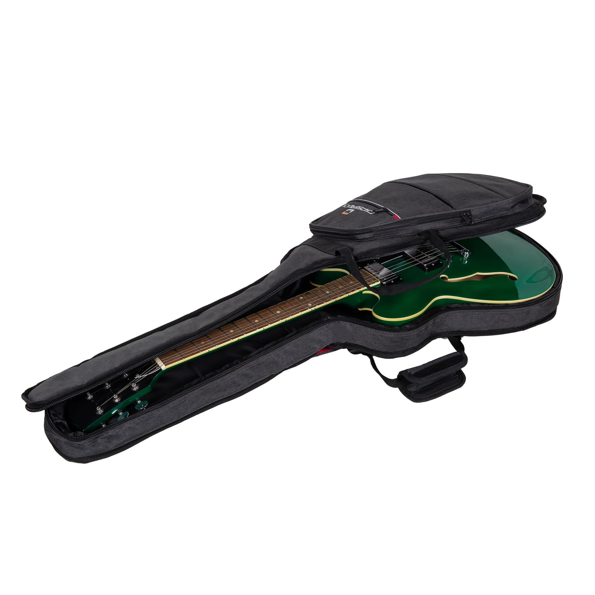 Padded Backpack Guitar Bag for 335 Style Semi-Hollow Electric Guitars Dark Grey Y114450