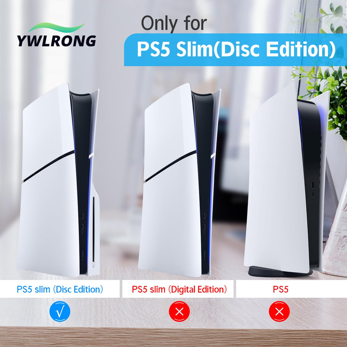 4Pcs Console Stand for PS5 Slim Z553