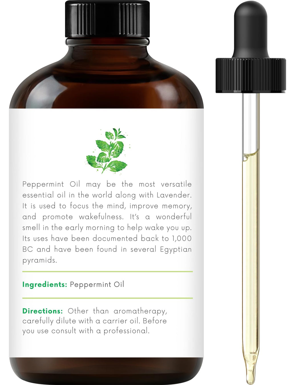 100% Pure & Natural Orange, Lavender, Peppermint Essential Oil Blend 4 Fl. Oz P80471