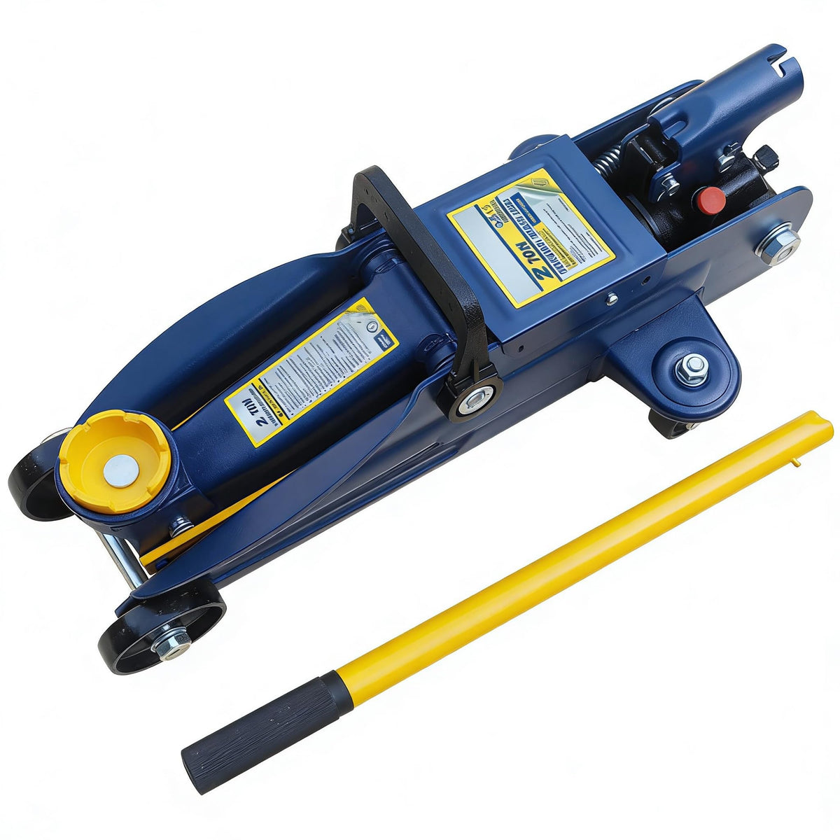 2 Ton Low Profile Hydraulic Floor Jack, 4000 lbs Capacity Steel Trolley Jack, Blue I4724