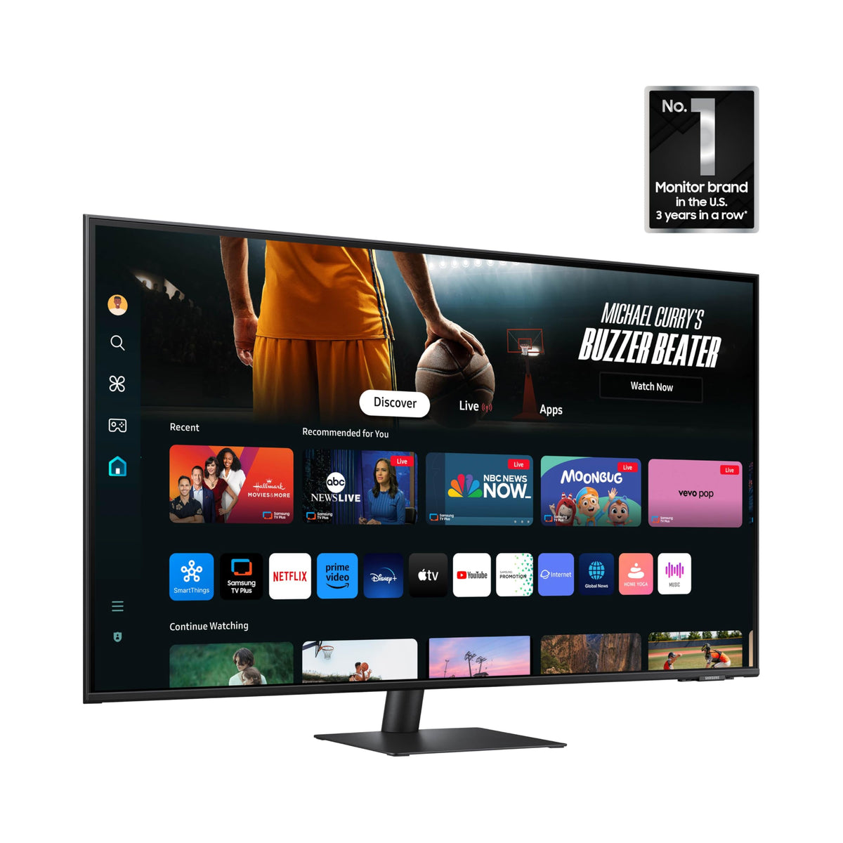 43-Inch 4K UHD Smart Monitor with Speakers Q597