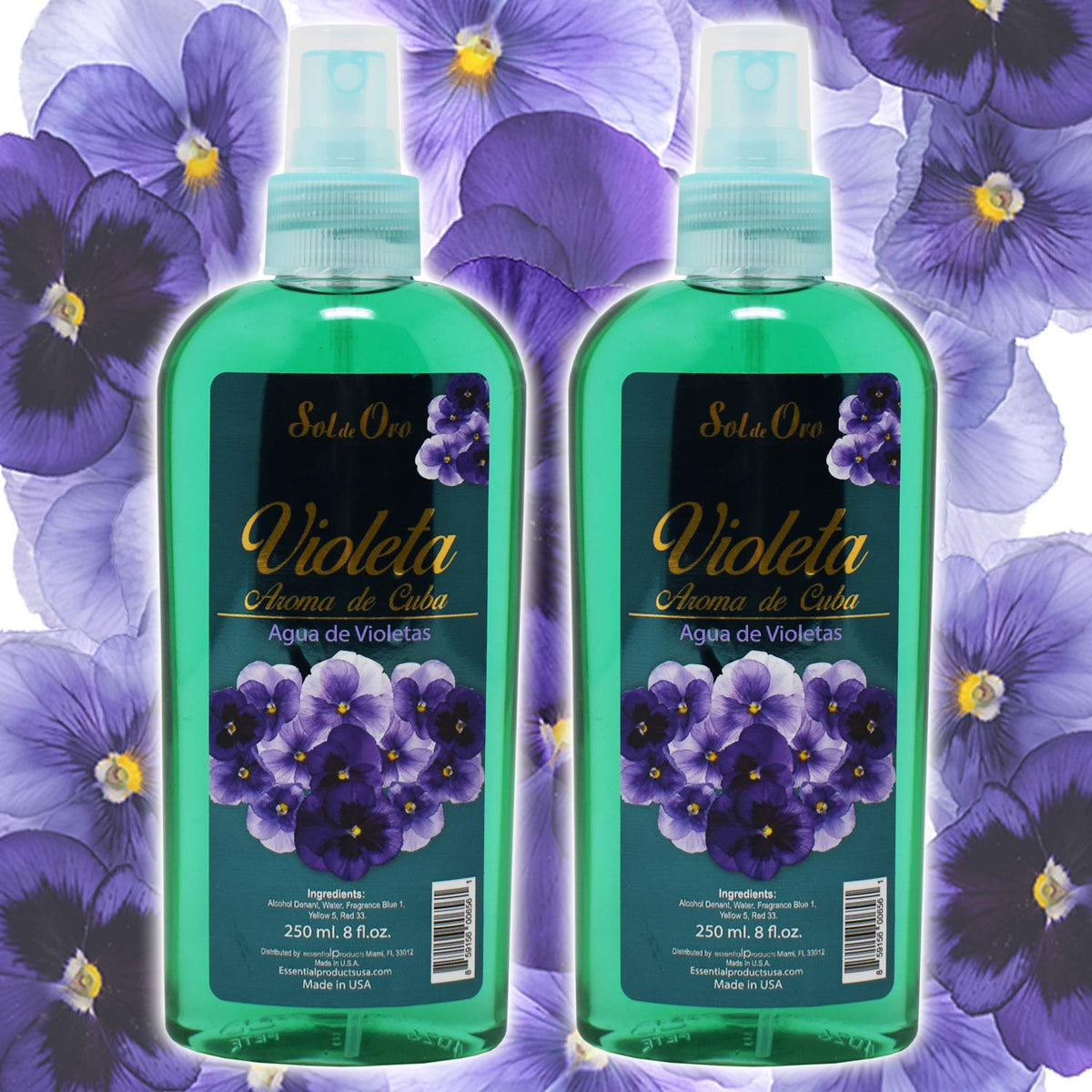 Violet Water Spray 8oz 2 Pack M894379