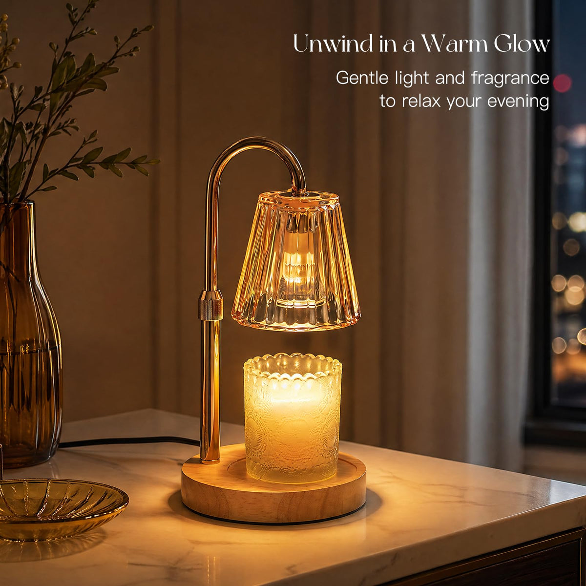 Candle Warmer Lamp with Timer L398596