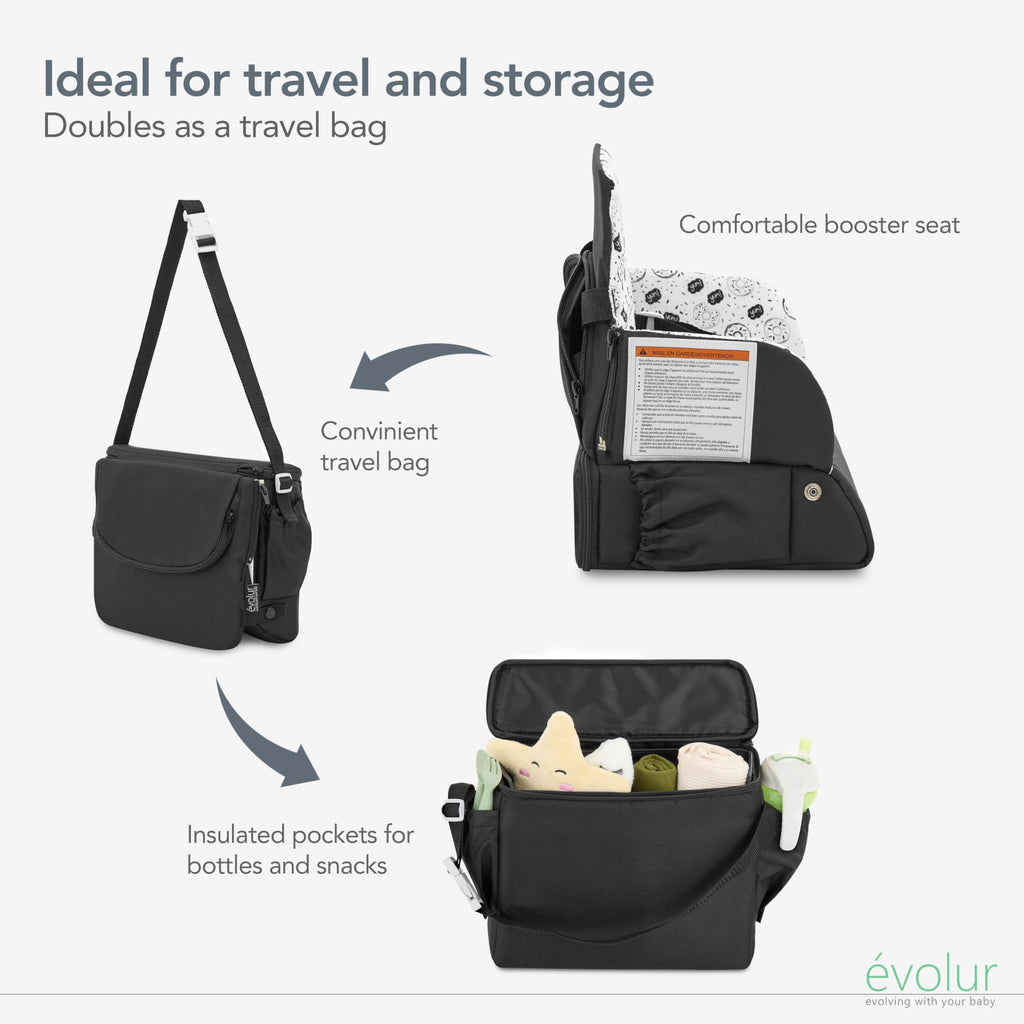 2-in-1 Portable Booster Seat and Travel Bag A888174
