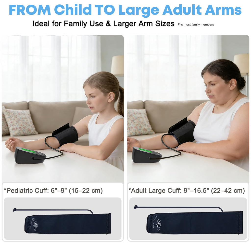 Blood Pressure Monitor with 2 Size Cuffs W134766