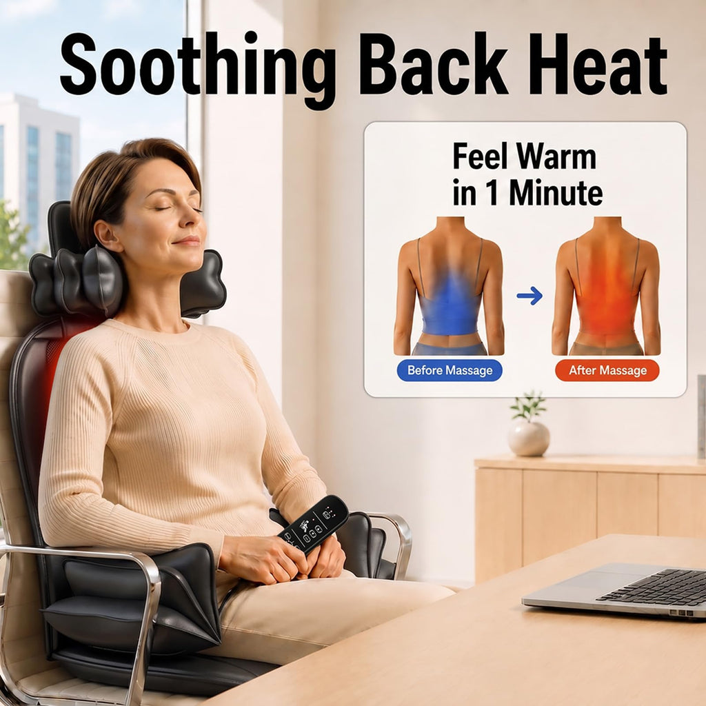 Shiatsu Back Massager with Heat E3683