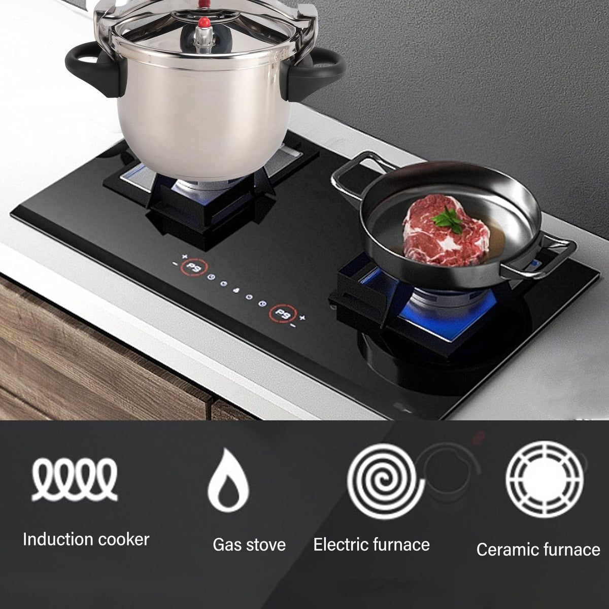 3L Stainless Steel Pressure Cooker K293