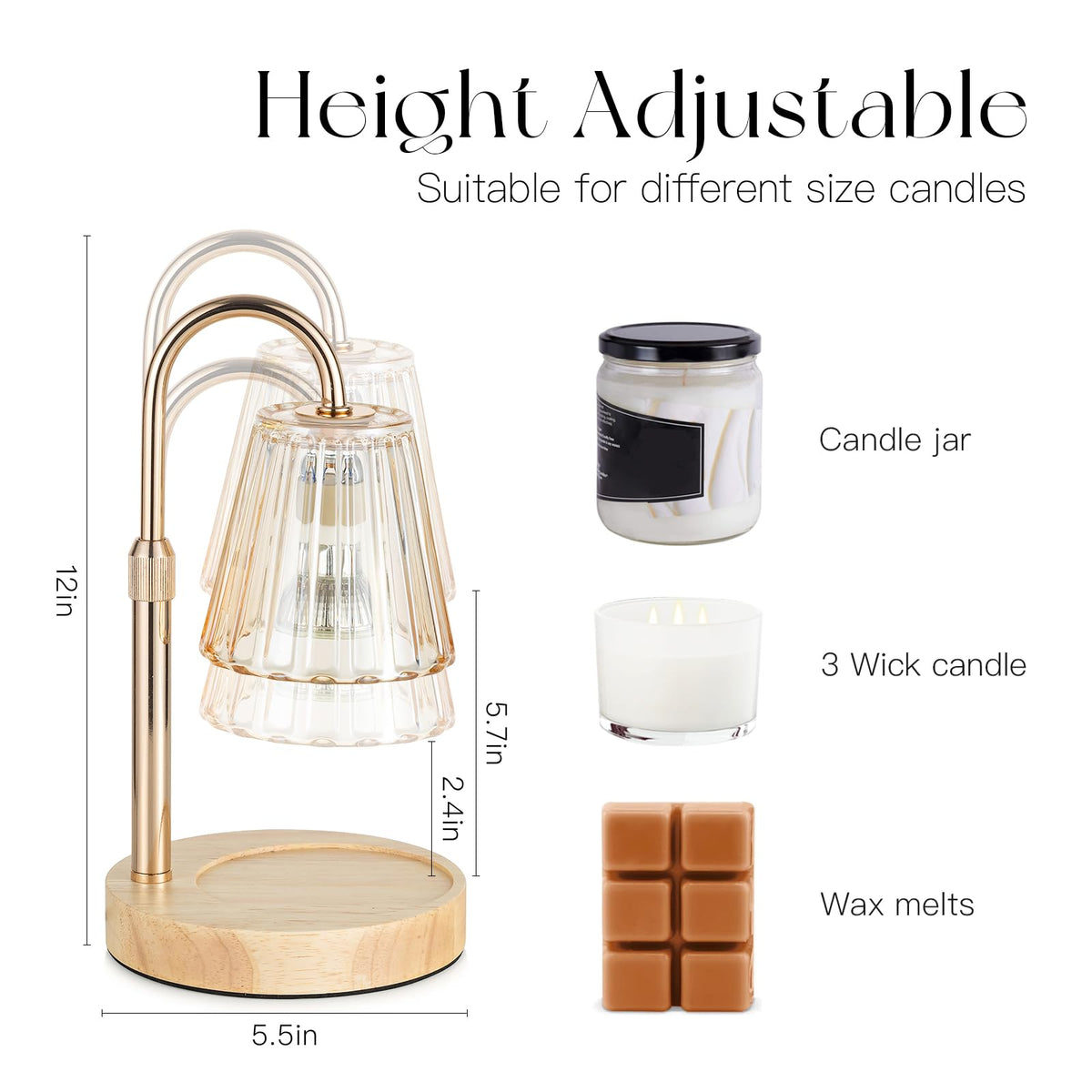 Candle Warmer Lamp with Timer L398596