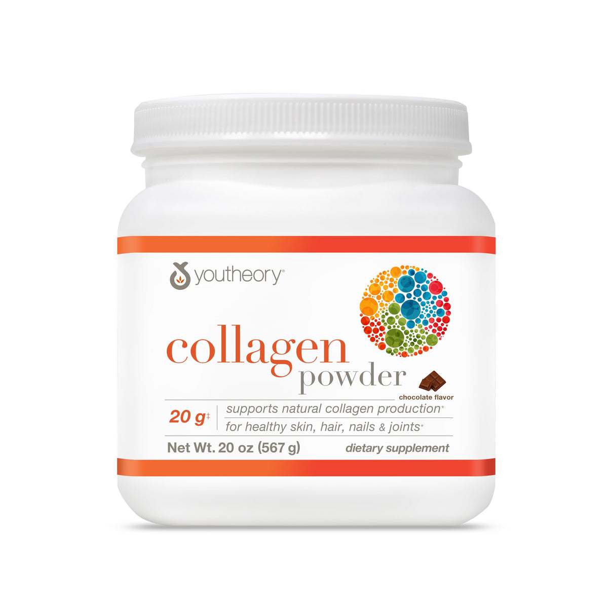 Collagen Powder, Chocolate, 20 oz O4286