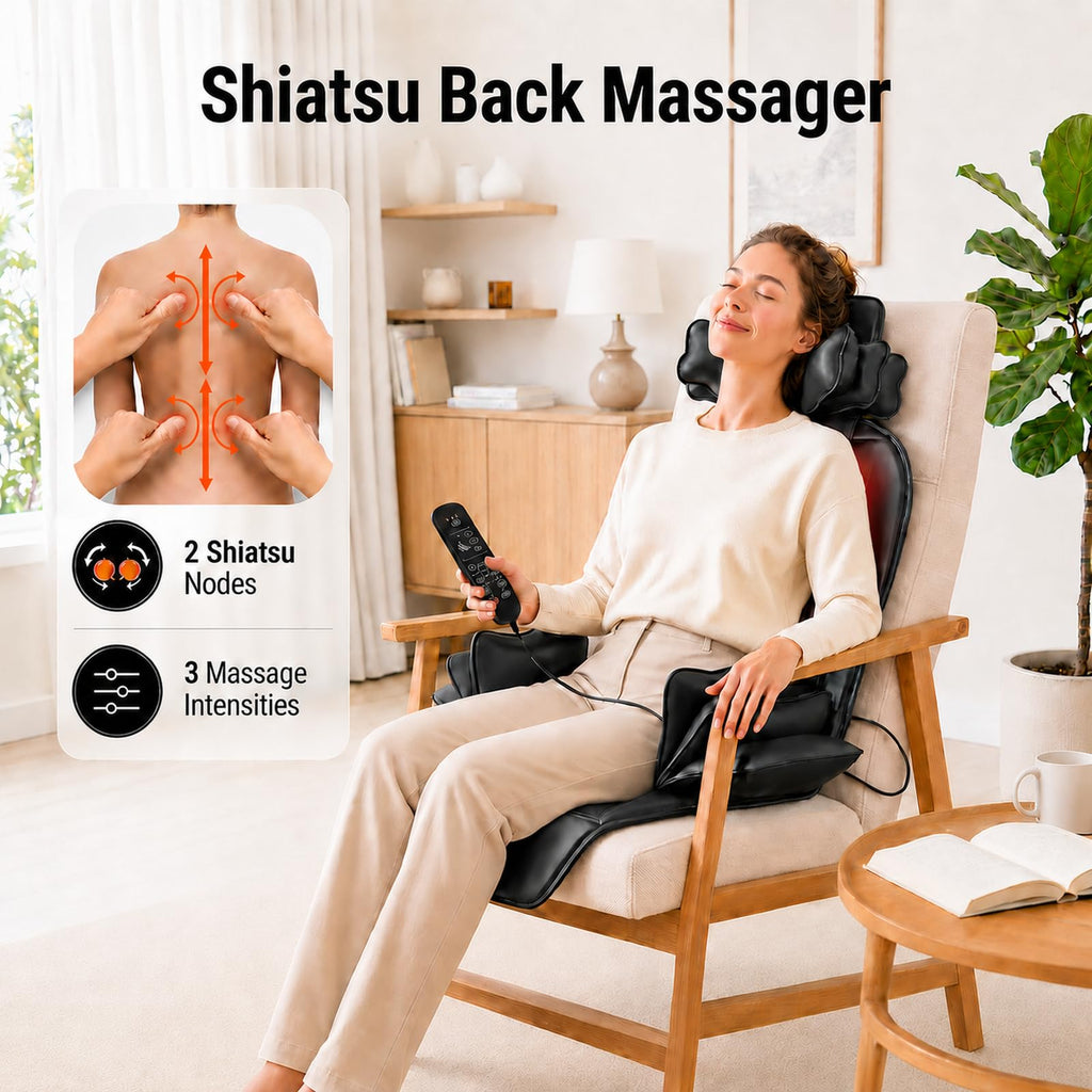 Shiatsu Back Massager with Heat E3683