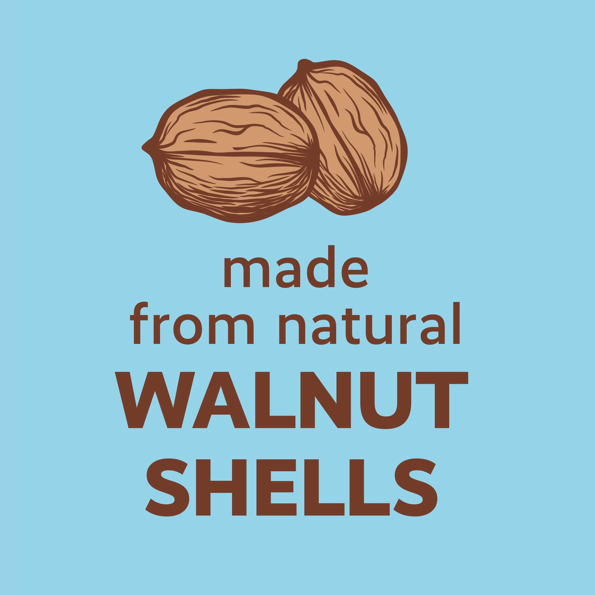 Unscented Walnut Shell Cat Litter 26 Lbs J2523
