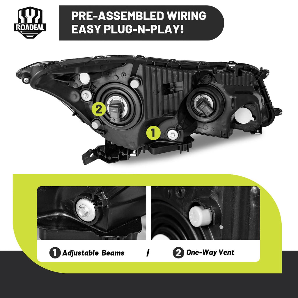 Headlights for 2008-2012 Honda Accord 4-Door B210296