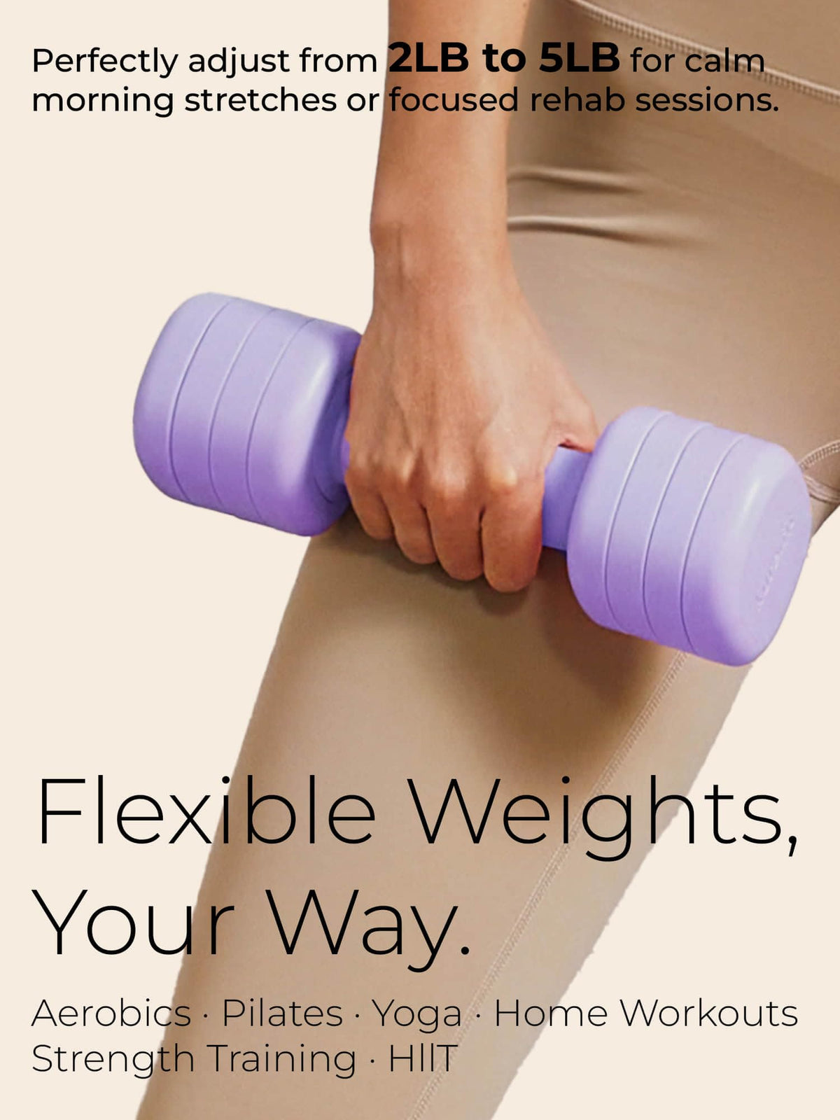Adjustable Dumbbell Set 2LB 3LB 4LB 5LB R380