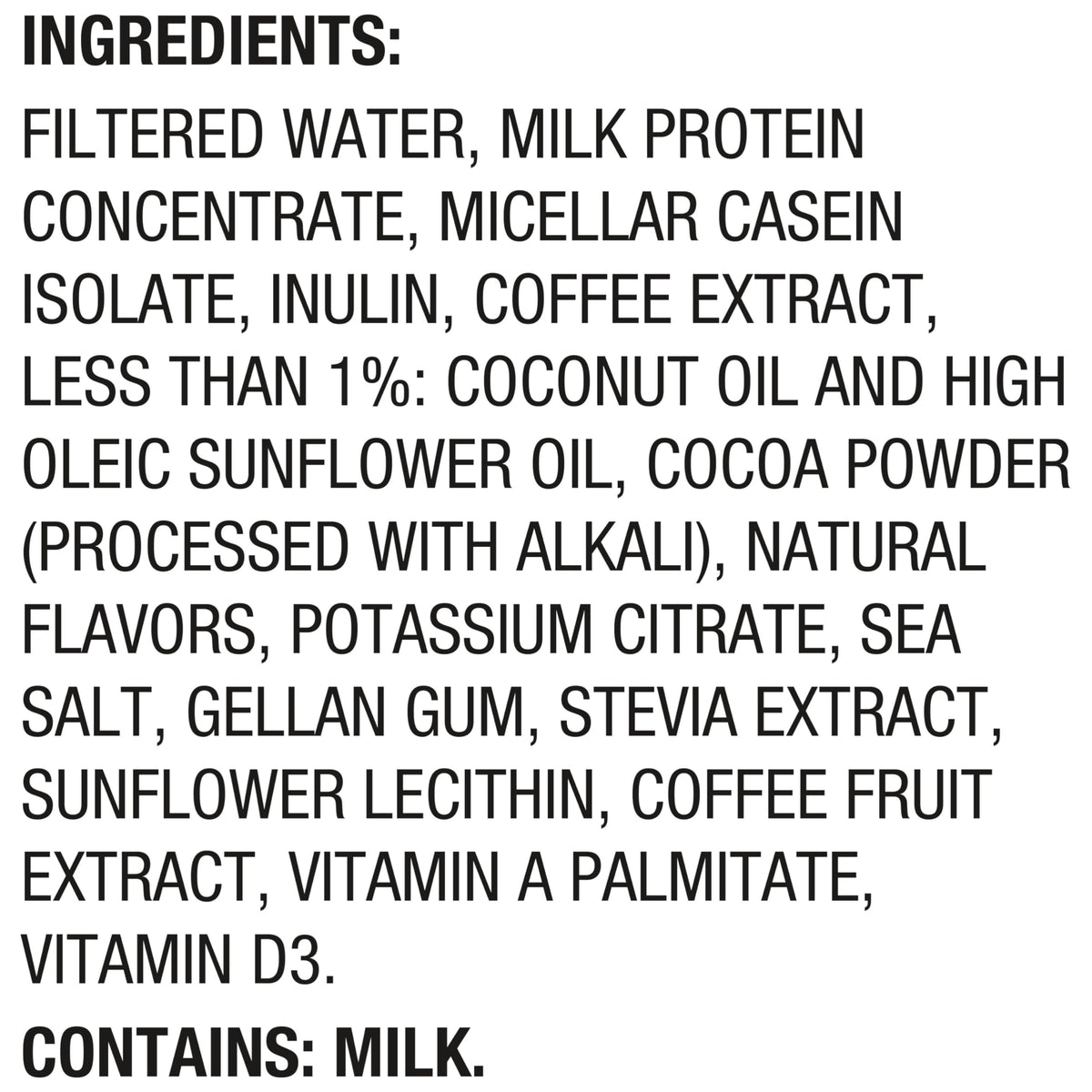 30g Protein Shake, Mocha Latte, 5g Prebiotic Fiber, 12 fl oz Bottle, 12 Count E831818