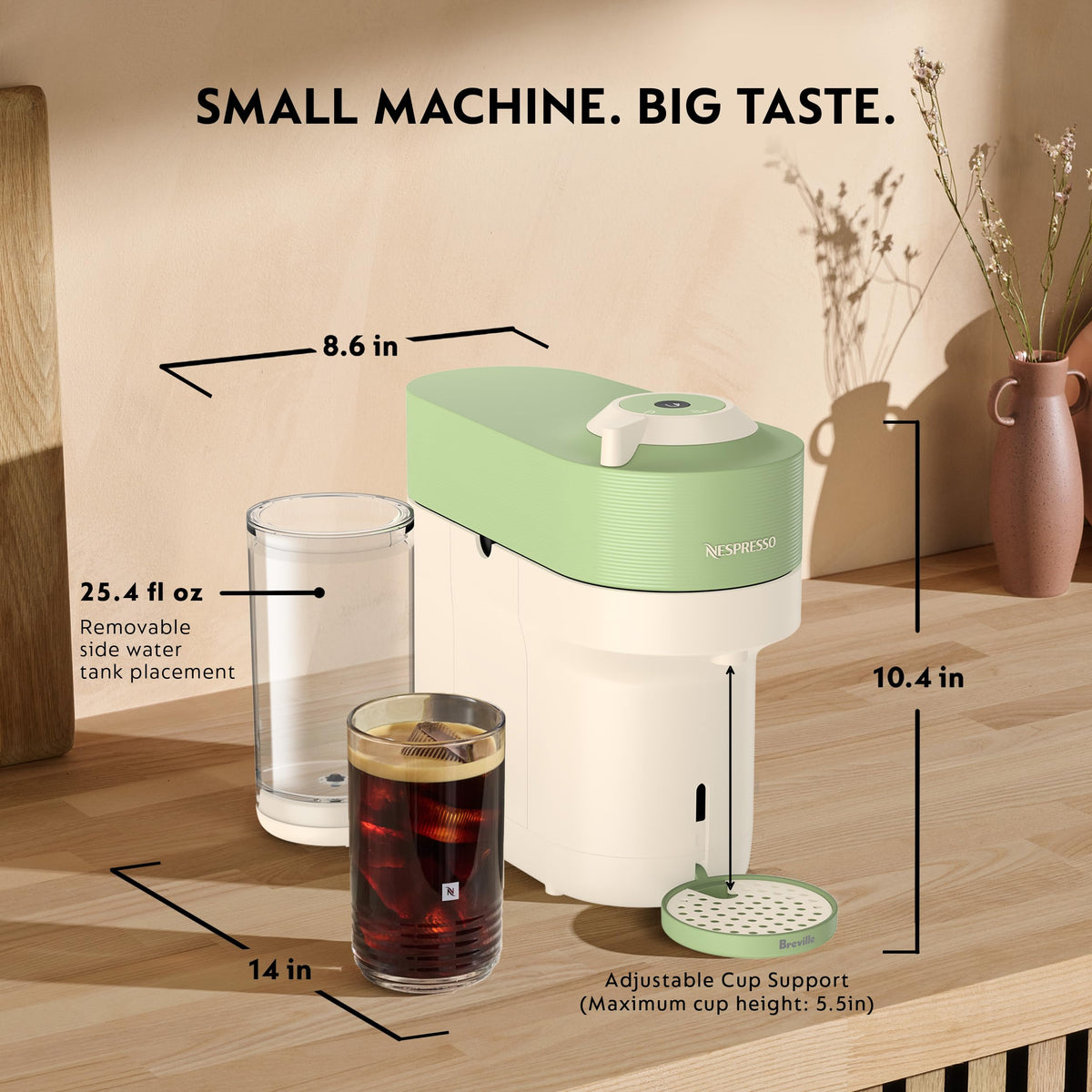 Vertuo Pop+ Coffee & Espresso Maker A301