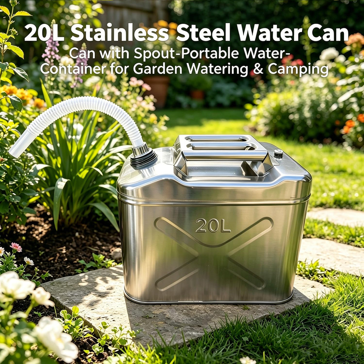 5 Gallon 304 Stainless Steel Water Container S237875