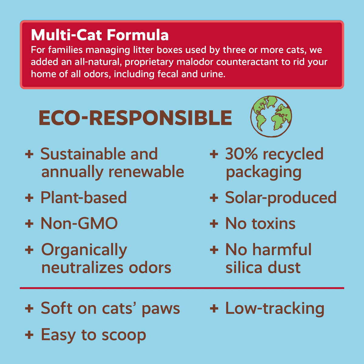 Unscented Walnut Shell Cat Litter 26 Lbs J2523