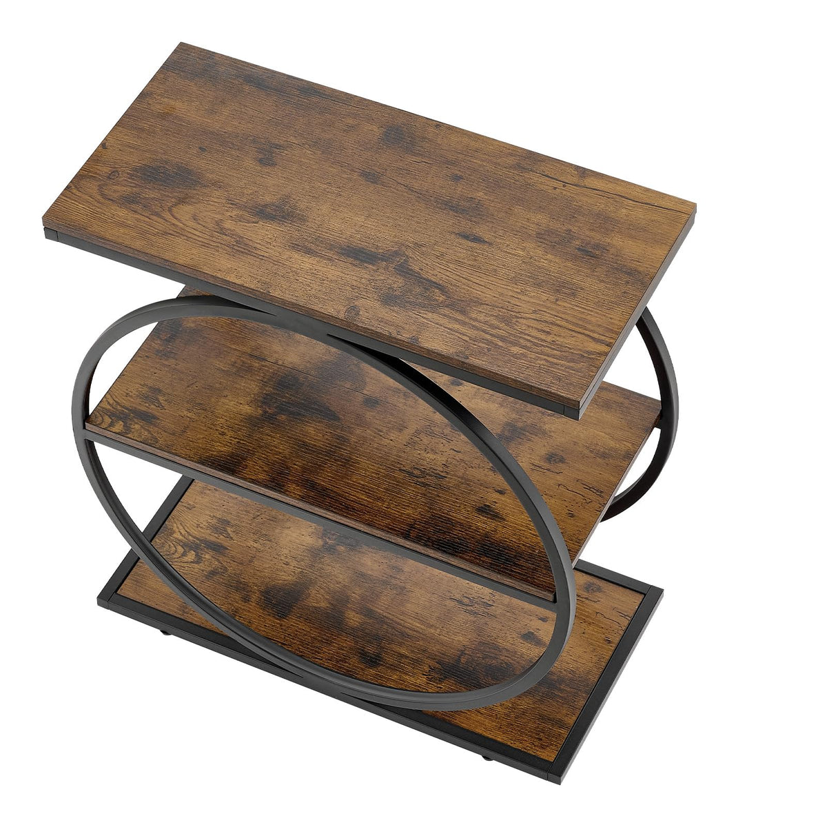 3-Tier Narrow Side Table with Open Storage Shelves Z842170