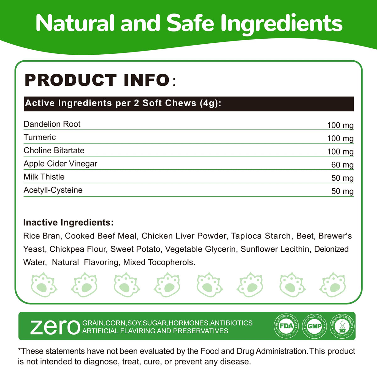 Dog Liver Support Supplement, Milk Thistle 200ct H201753
