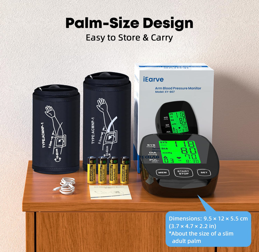 Blood Pressure Monitor with 2 Size Cuffs W134766