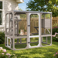 Wooden Catio with 4 Platforms N790