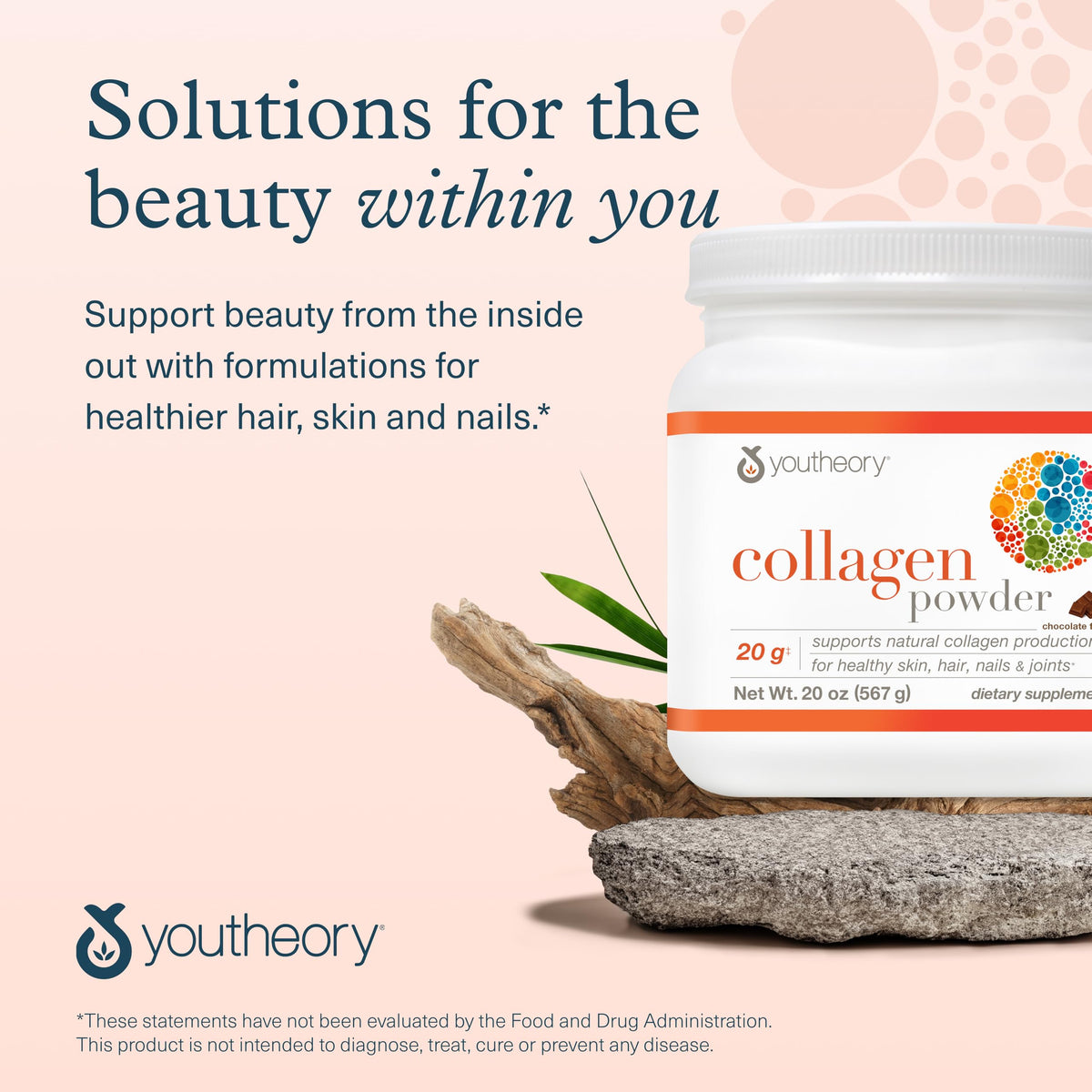 Collagen Powder, Chocolate, 20 oz O4286