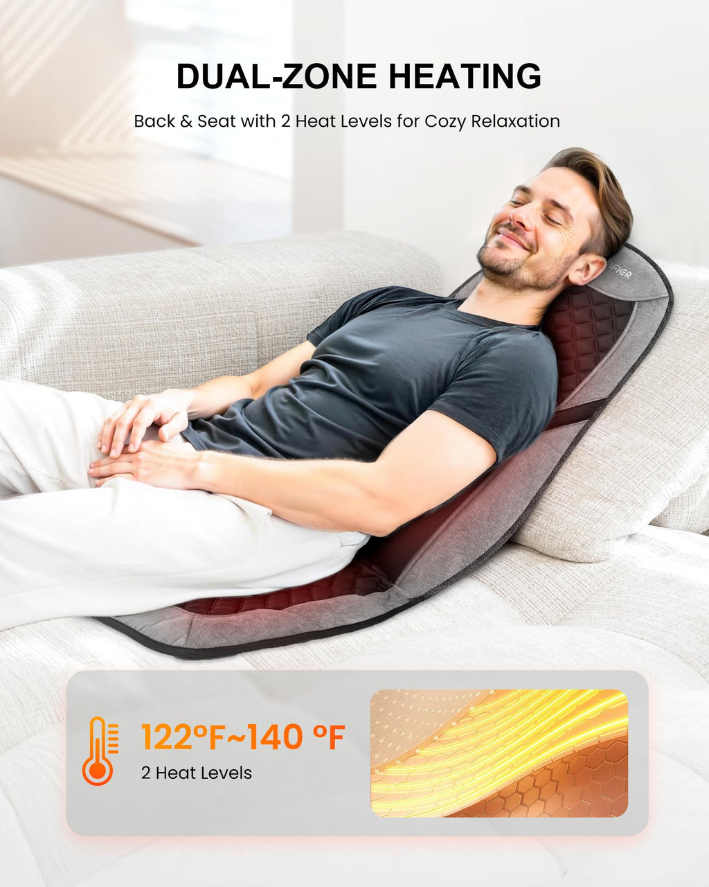 Back Massager with Heat F44130