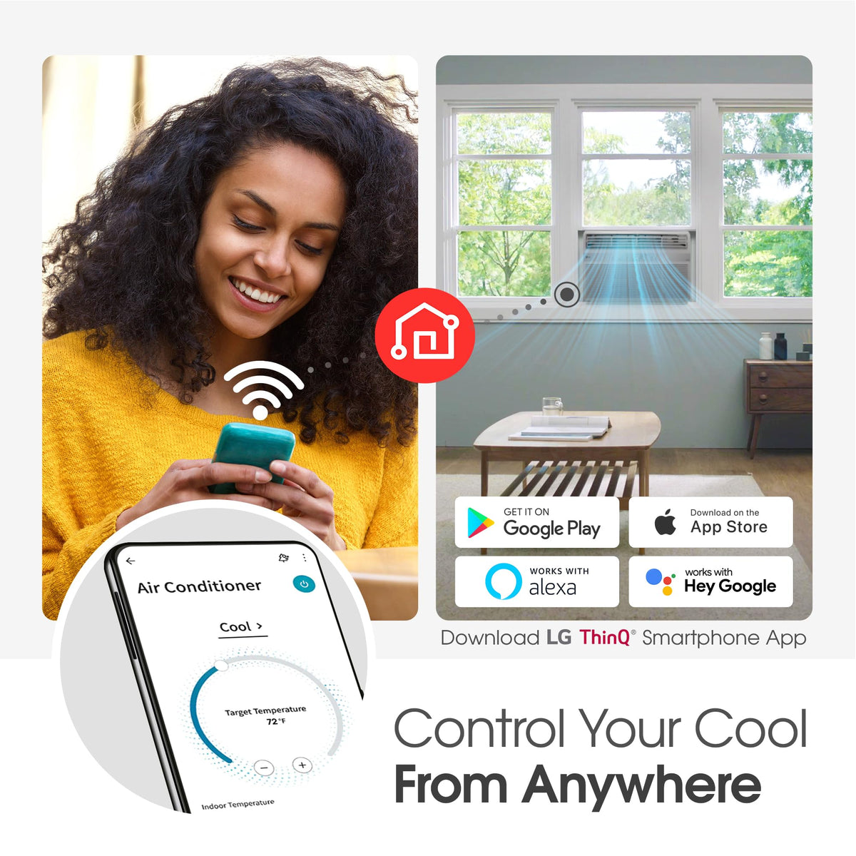 8000 BTU White Window Air Conditioner G5469