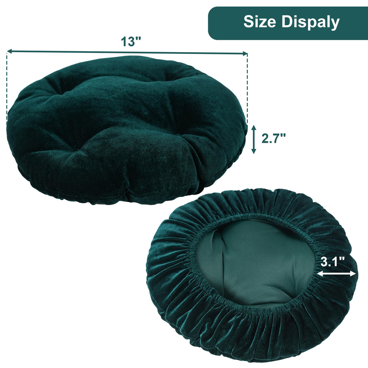 Folding Stool with 2 Pack Seat Cushion M60446