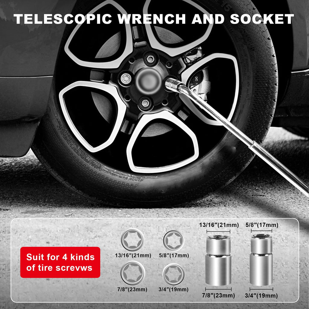 3 Ton Scissor Car Jack with Lug Wrench X4537