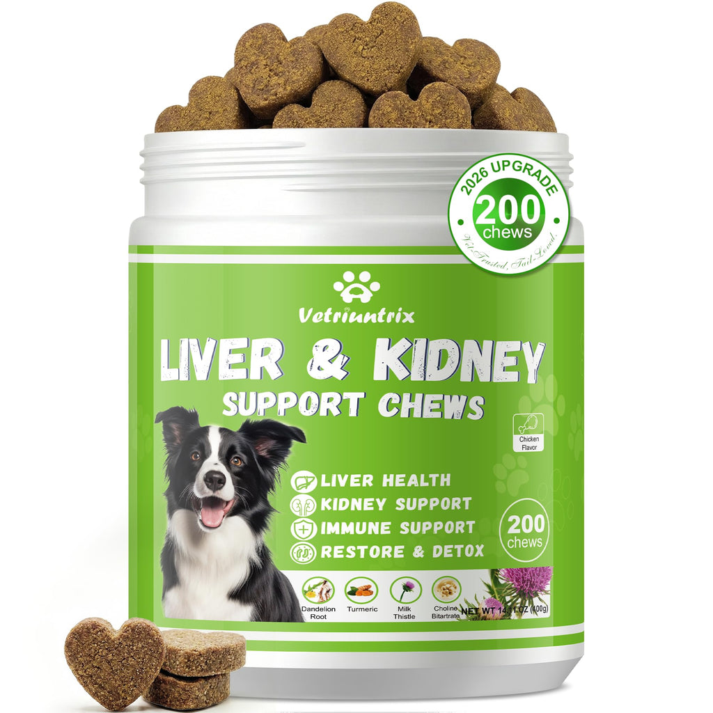 Dog Liver Support Supplement, Milk Thistle 200ct H201753