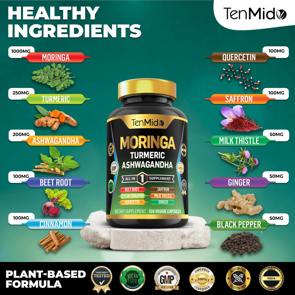 Moringa Oleifera 10in1 Formula 150 Capsules N8057