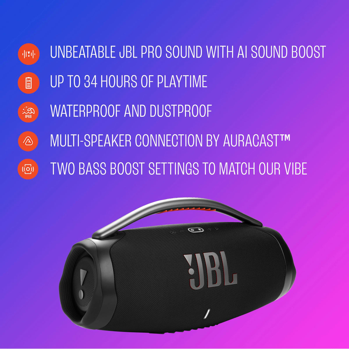 Portable Bluetooth Speaker Black G40538