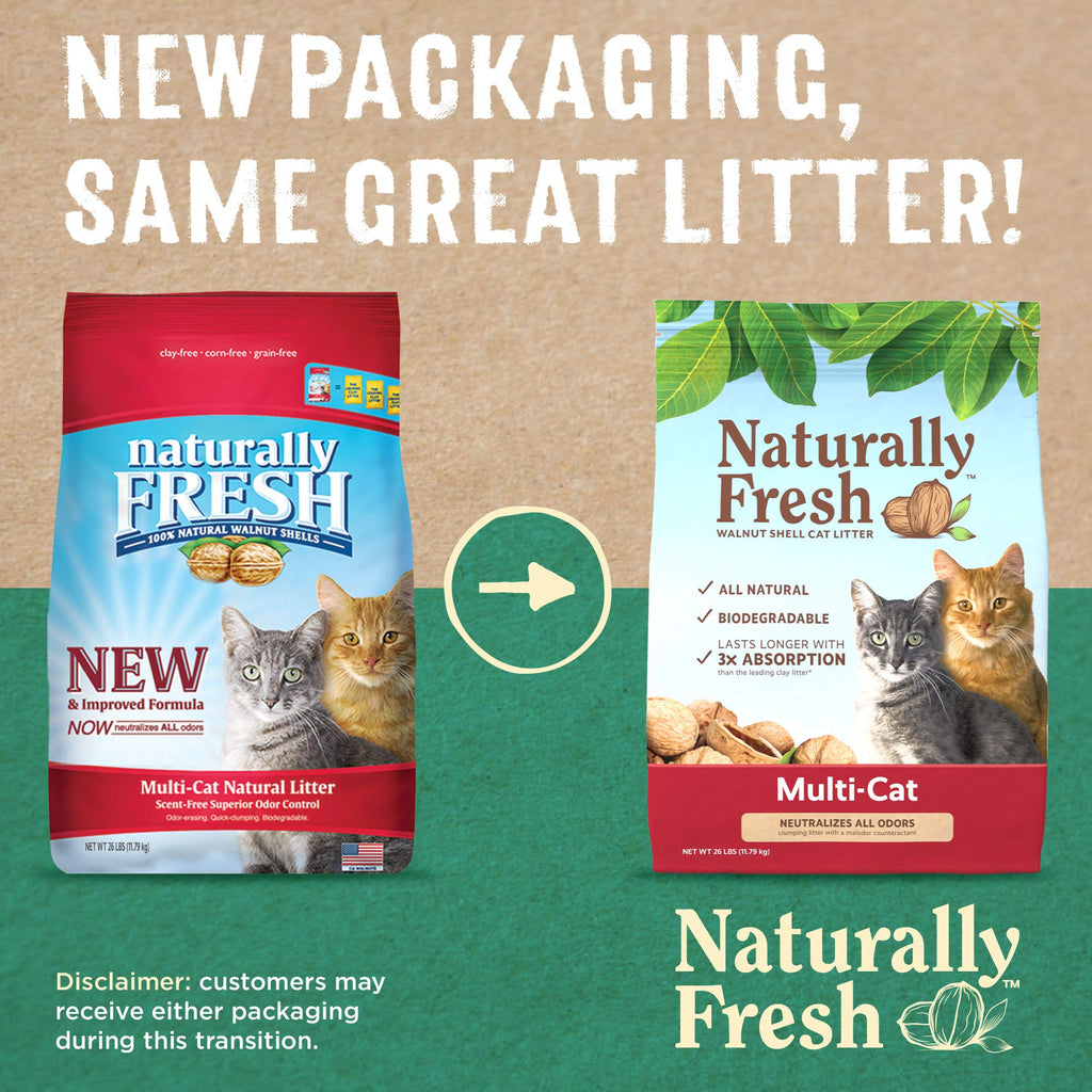 Unscented Walnut Shell Cat Litter 26 Lbs J2523