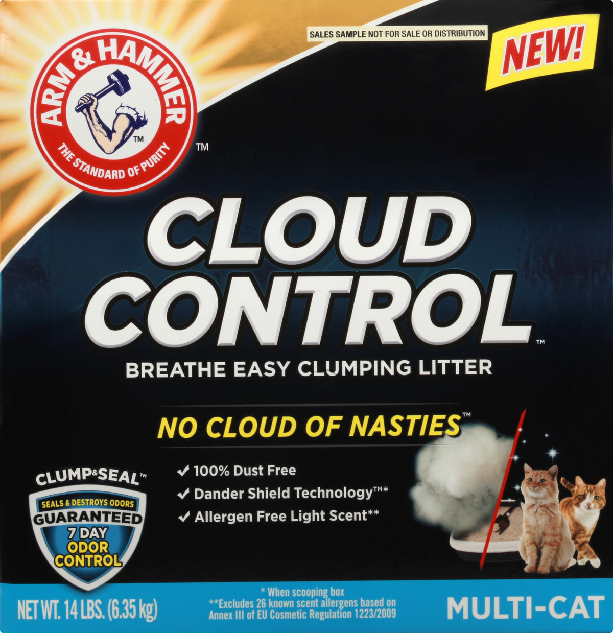14 Lbs Multi-Cat Cat Litter Y285833