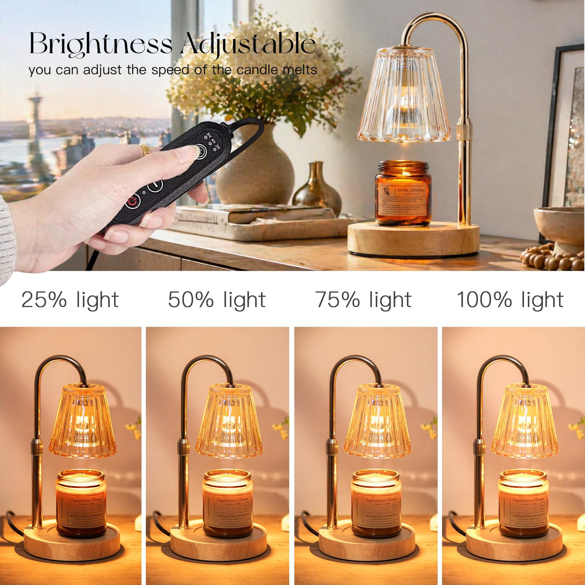Candle Warmer Lamp with Timer L398596