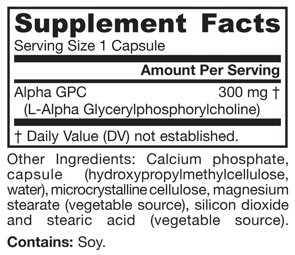 300mg Choline 60 Capsules R7229