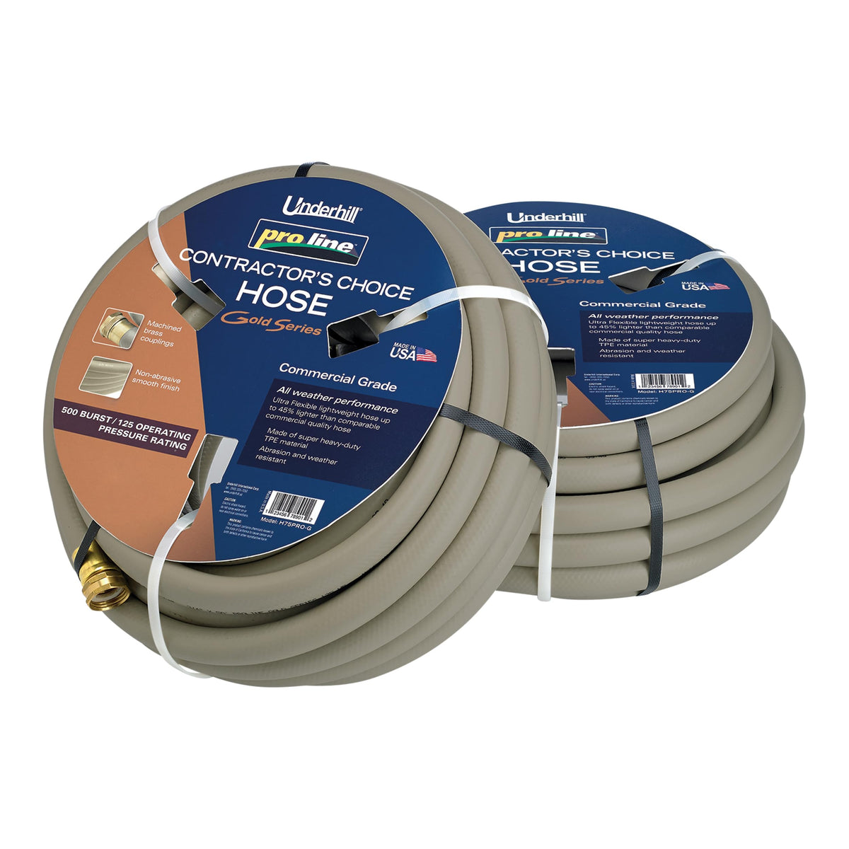 Commercial Garden Water Hose 100 ft 3/4" 500 psi T27843