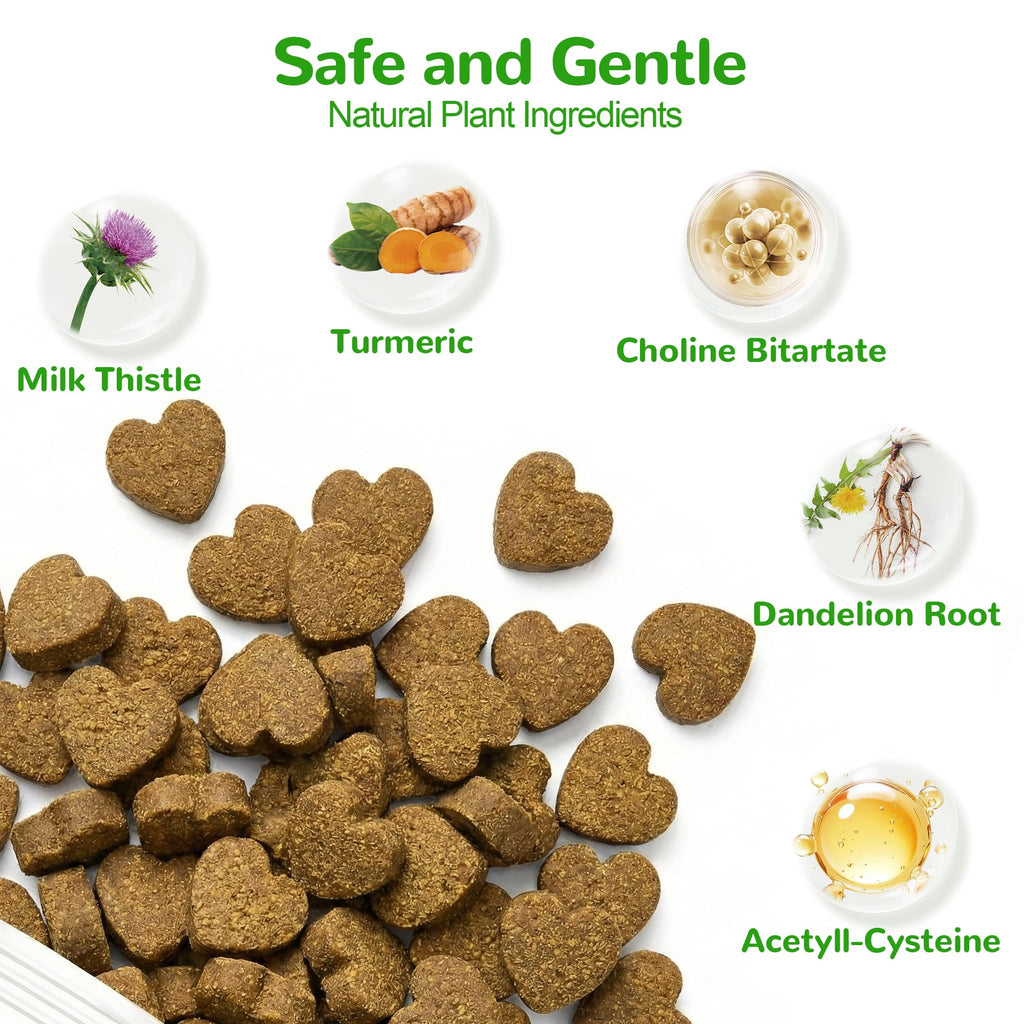 Dog Liver Support Supplement, Milk Thistle 200ct H201753