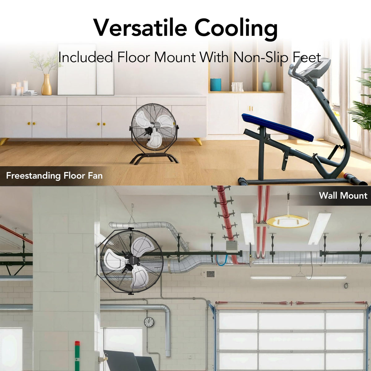 20" High-Velocity Industrial Floor & Wall Fan Q29871