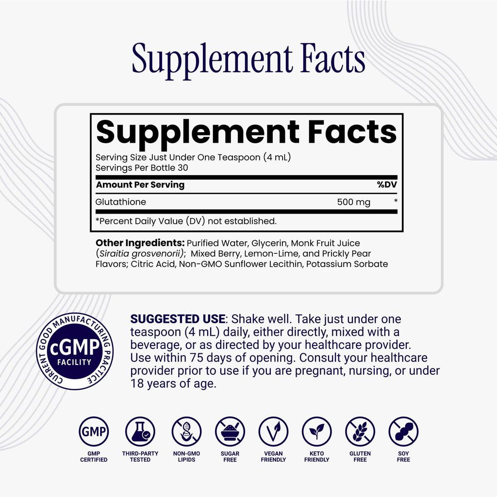 Liposomal Glutathione Liquid Supplement N892