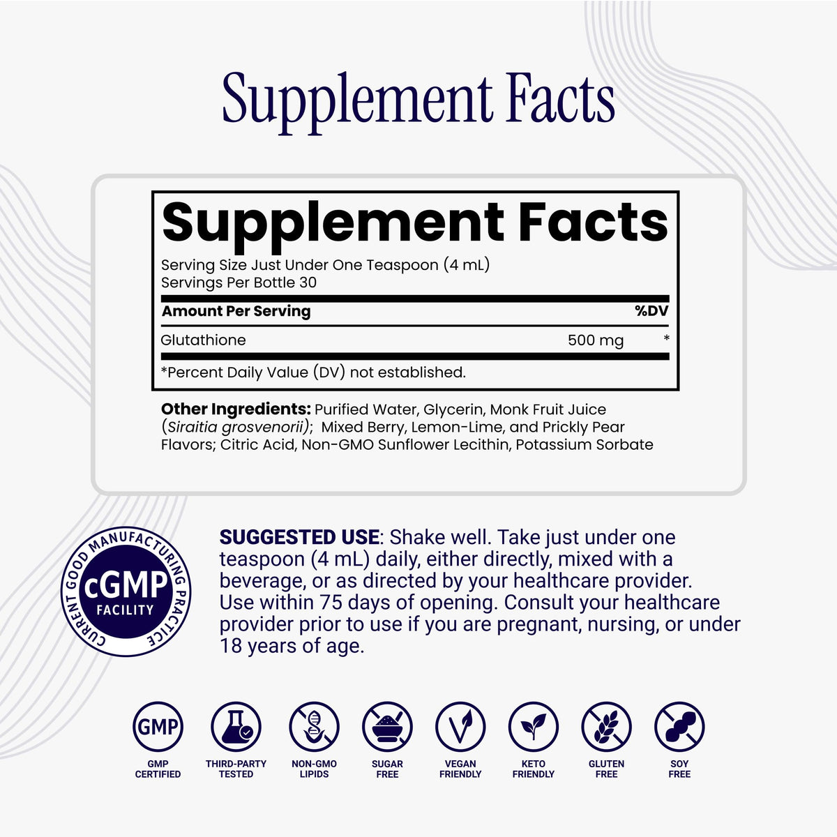 Liposomal Glutathione Liquid Supplement N892