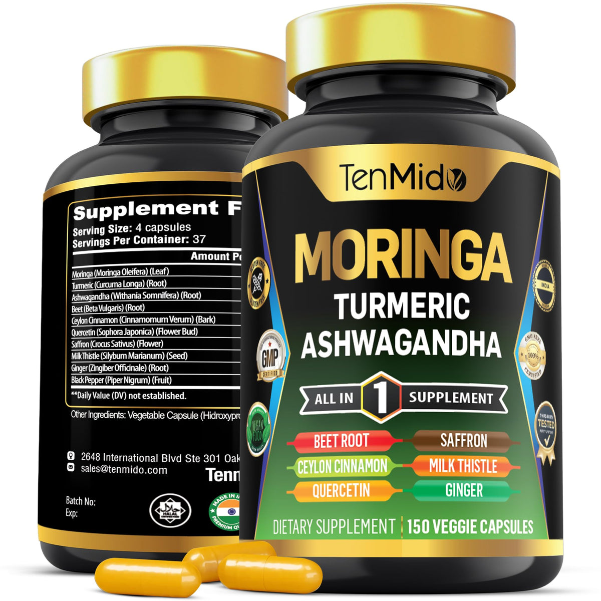 Moringa Oleifera 10in1 Formula 150 Capsules N8057